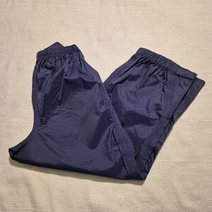 L.L. Bean boys size 6X - 7 navy splash pants, elastic waist VGUC